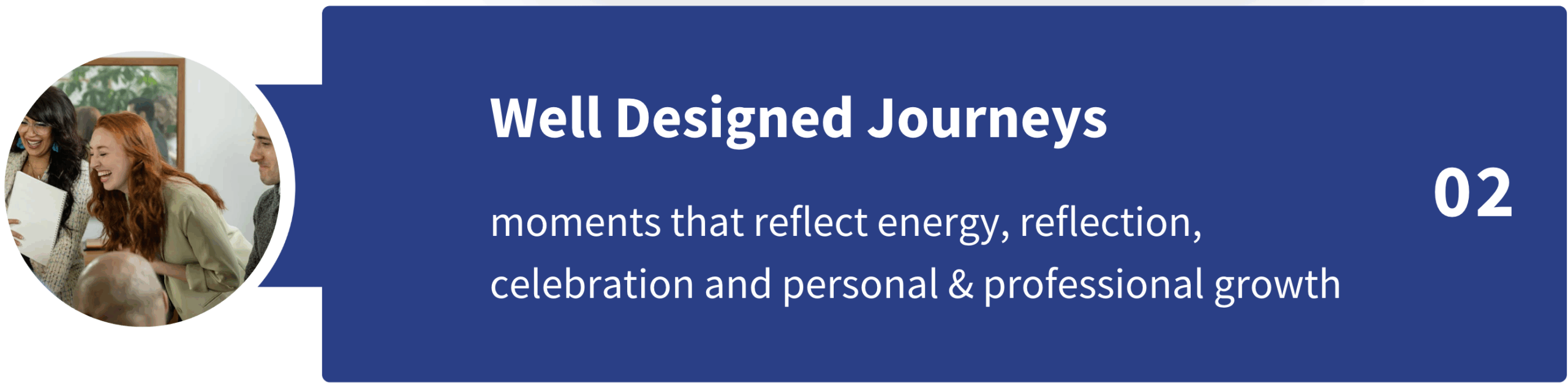 Designed attendee journey for immersive meetings